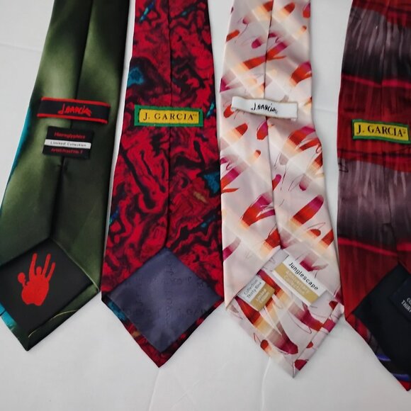 ❤️5 J GARCIA Ties Lunch Hieroglyphics Tree Junglescape Collections -Artist Proof - Picture 5 of 9